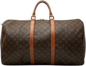 Louis Vuitton Pre-owned Weekend Bags, female, Brown, Size: ONE SIZE Pre-owned Boston Bag