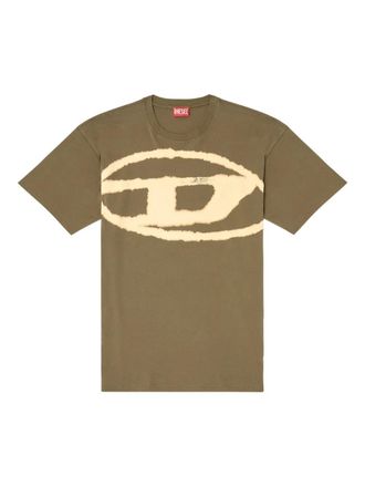 Diesel T-Boxt-Bleach T-shirt - Verde
