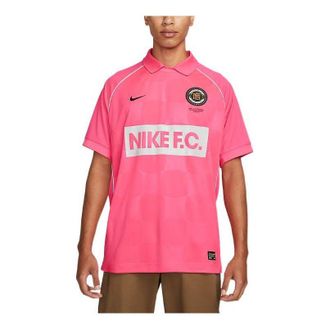 Nike Dri-FIT F.C. Short-Sleeve Football Shirt Pink DQ5045-639