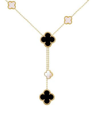 Liv Oliver 18K Plated Y Necklace