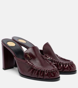 Saint Laurent Le Loafer leather mules