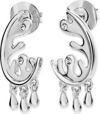 Lucy Quartermaine Wave Studs with Drips Earrings in Sterling Silver at Nordstrom
