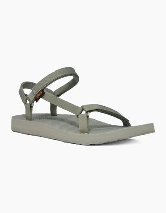 Teva Womens Teva Original Universal Slim Womens Seagrass Sandals - Green - Size: 3