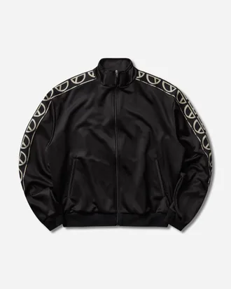 KAPITAL Men s Smooth Jersey TH.D.D. Track Jacket Black