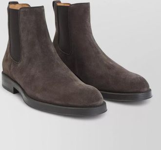 Tod's suede chelsea ankle boots