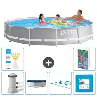 Intex Piscina Prism Frame Redonda - 366x76 Cm - 7-piezas S295