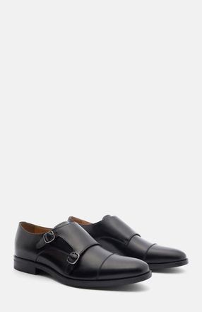 Scarosso Francesco Monks in Black Calf at Nordstrom, Size 42.5