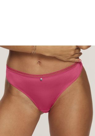 s.Oliver String S.OLIVER Pauline, Damen, Gr. 32/34, orange (koralle), Spitze, Obermaterial: 81% Polyamid, 19% Elasthan, Unterhosen String, mit feiner Spitze un