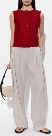 Max Mara Sumero Vest, Womens, Red