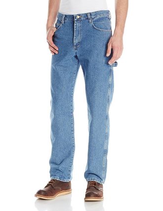 Red Kap Mens Dungaree Mens Loose Fit Dungaree, Washed, 48W / 32L Stonewash
