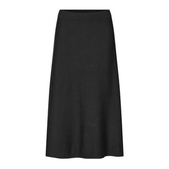 Masai Black Elastic Waist Skirt Mastina Style - female - Masai - Midi Skirts - Black - L - Skirts