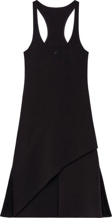 Courr&egrave;ges Knee-Length Black Dress