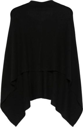 Be You V-Neck Kasjmier - Dames - Ponchos - Zwart - ONE Size - Kasjmier - Jassen