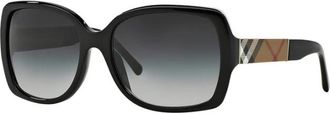 Burberry Square Zonnebril - Dames - Zonnebrillen - Zwart - 58 MM - Accessoires