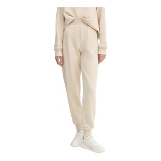 A|X Armani Exchange Broeken, Dames, Beige, M, Katoen, Trainingsbroeken