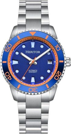 Heritor Bexley Automatic Blue Dial Mens Watch HERHS4503