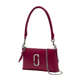 Marc Jacobs Womens Shoulder Bag Burgundy Cowhide
