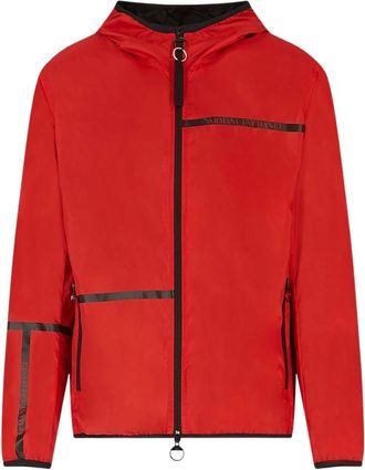 A|X Armani Exchange Hombre, Chaquetas, Rojo, Talla: S