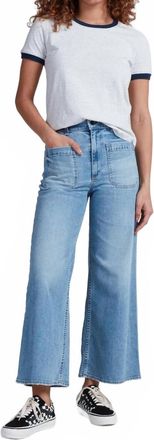 ASKK NY Cropped Sailor Denim In Blondie