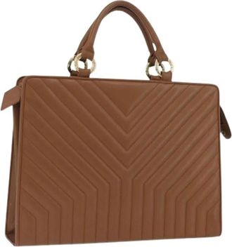 Saint Laurent Pre-owned Handbags, female, Brown, Size: ONE SIZE Pre-owned Vintage Hand Bag