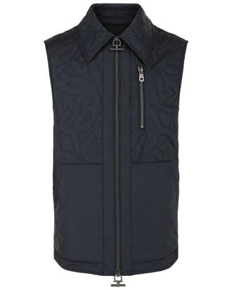 Ferragamo Gancini Monogram Quilted Vest