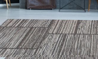 Kayoom Teppich »Phoenix 112« rechteckig 6 mm Höhe Dezenter Jacquard-Teppich, Flachflor, Aus pflegeleichten Materialien