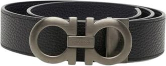 Ferragamo Pre-owned Belts, male, Black, Size: ONE SIZE Pre-owned Gancini Standard belt