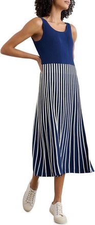 Seasalt Cornwall Sunlight Summer Sleeveless Rib Sweater Dress in Knit Expression Yacht Chalk at Nordstrom, Size 10 Us