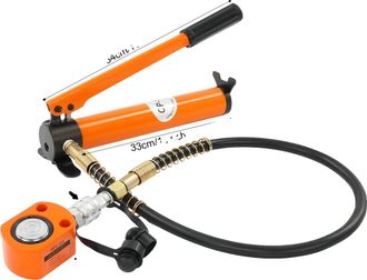 OEM Gato Hidr&aacute;ulico De Cilindro, Capacidad De 10 Toneladas, Mango Ergon&oacute;mico, Color Naranja