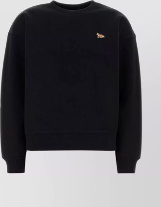 Maison Kitsun&eacute; cotton crew neck sweatshirt