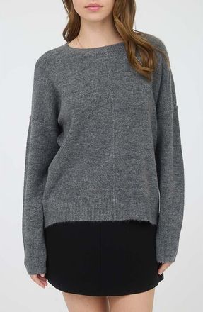 Blu Pepper Crewneck Sweater in Dark Grey at Nordstrom Rack, Size Medium