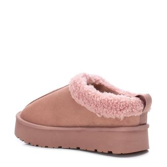 Xti Womens Winter Suede Slippers 142185, Black