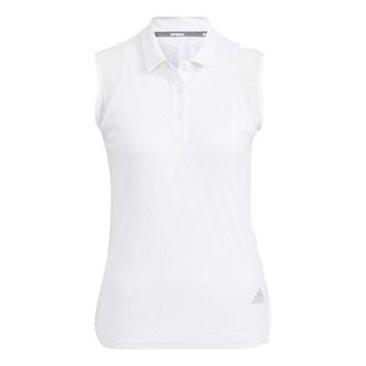 adidas (WMNS) adidas Statement HEAT.RDY Mesh Sleeveless Polo Shirt Asia Sizing White HB3540