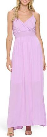 West K Solid Sleeveless Gauze Maxi Dress in Fine Lilac at Nordstrom Rack, Size X-Small
