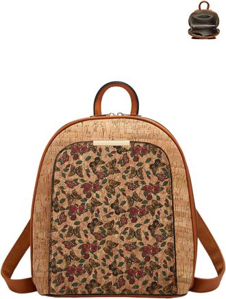 Generic Cork Backpack for Women Bohemian Style Vintage Crossbody Handbag Hobo Satchel Purse for Travel, C-2