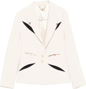 Elisabetta Franchi Blazer - Dames - Blazers - Veelkleurig - XL - Leer - Jassen