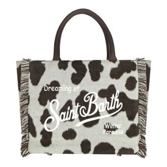 MC2 Saint Barth Tassen, Dames, Veelkleurig, ONE Size, Wol, Borsa Colette Felt Cow