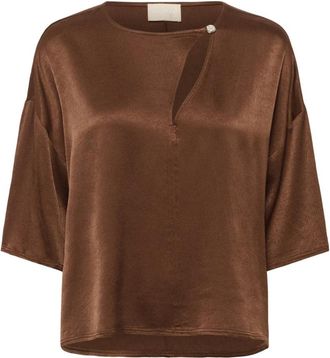 Soaked In Luxury Blouses - Dames - Blouses - Bruin - M - Overhemden