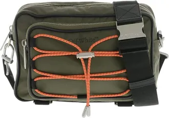 Off-white Dark Green Courrier Small Crossbody Bag