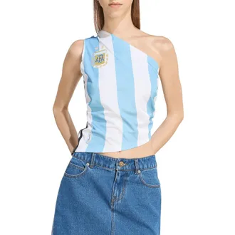 adidas Originals Argentina Reconstructed Bringback Jersey in White at Nordstrom, Size X-Small
