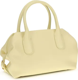 Themoir&egrave; Womens Mini Handbag Tallia Trank Pastel Yellow Other Materials Shoulder Bags