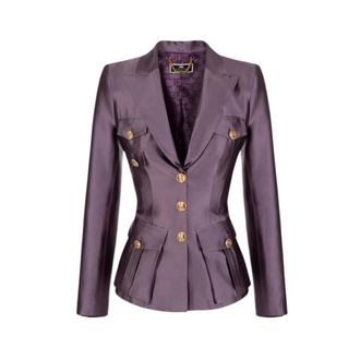 Elisabetta Franchi Donna, Giacche, Viola, L, new
