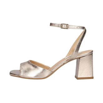 Notre-V 22304 High Heel Sandalen - Dames - Schoenen - Beige - Maat: 41 EU Leer