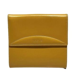 Loewe Pre-owned Wallets, female, Yellow, Size: ONE SIZE Pre-owned Leather Bifold Wallet