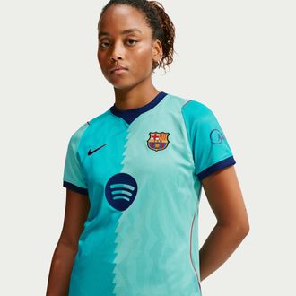 Nike FC Barcelona 2026/27 Stadium Third Nike Womens Dri-FIT Soccer Replica Jersey in Green | II6680-302