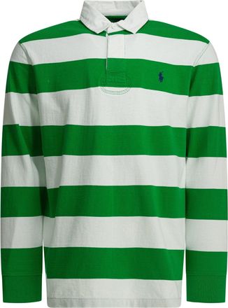 Polo Ralph Lauren Poloshirt mit Kn&ouml;pfen und Logo