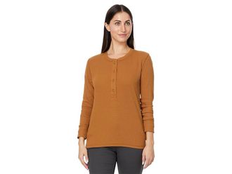 Carhartt Work in Progress Relaxed Fit Long-Sleeve Ribbed Henley Womens Sweater Carhartt Brown : LG, Cotton/Lyocell/Spandex