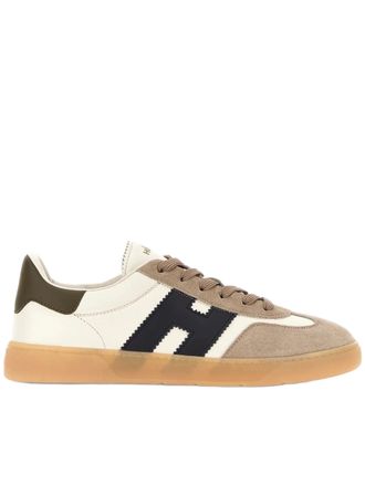 Hogan Low-Top Sneakers with Suede and Smooth Texture