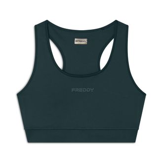 Freddy Reggiseno sportivo supporto medio con logo glitter