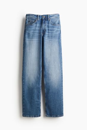 H&M Slim High Jeans - Denimblau